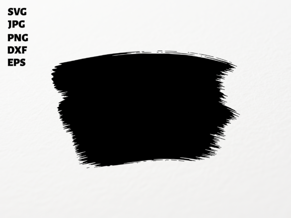 Abstract Paint Stroke SVG for Cricut Projects