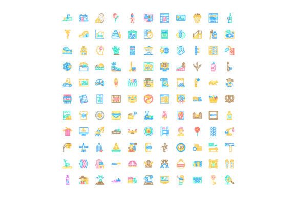 Collection of Business and Lifestyle Out: Integrating Diverse Outline Icons into Professional Workflows