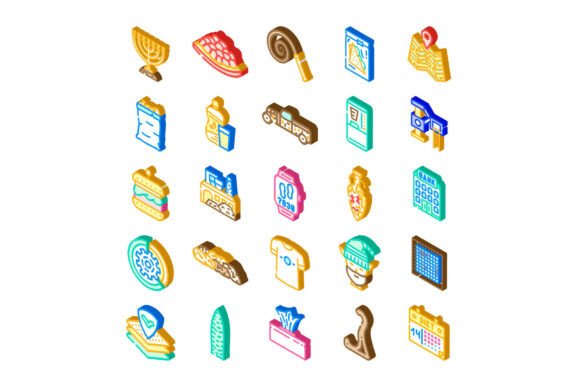 Diverse Isometric Lifestyle and Web Design Assets