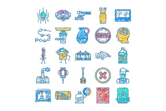 Doodle Color Drawing Collection