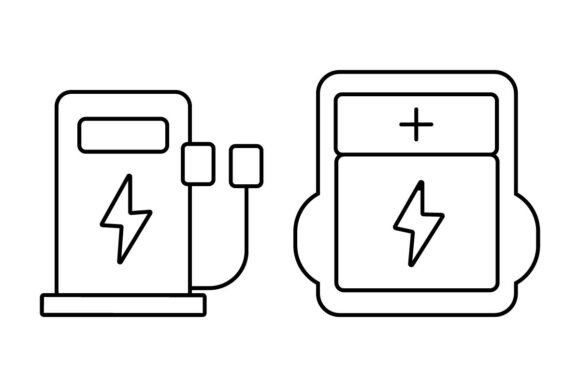 Electric Charging Point Outline Design: A Comprehensive Guide to Vector Assets