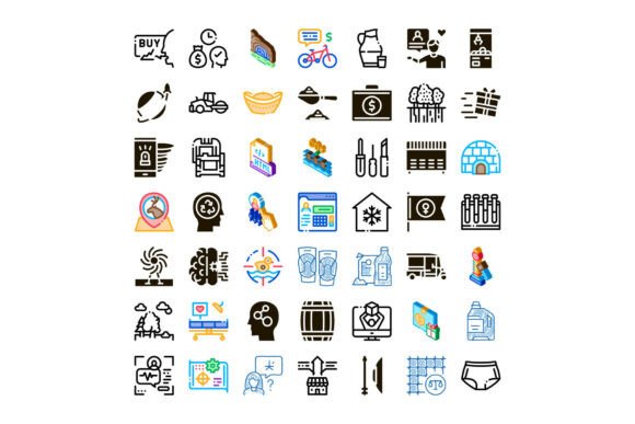 Evaluating Various Business and Technology Related Icon Collections for Digital Projects