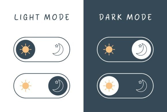 Light and Dark Mode Toggle Switches: A Vector Design Guide for Modern Interfaces