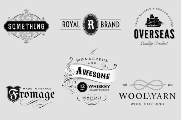 Mastering Retro Aesthetics with the Vintage Logo Badge Set - 6 Templates